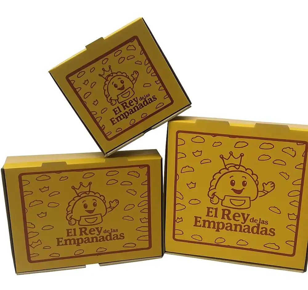 Fábrica de cajas para empanadas personalizadas por mayor