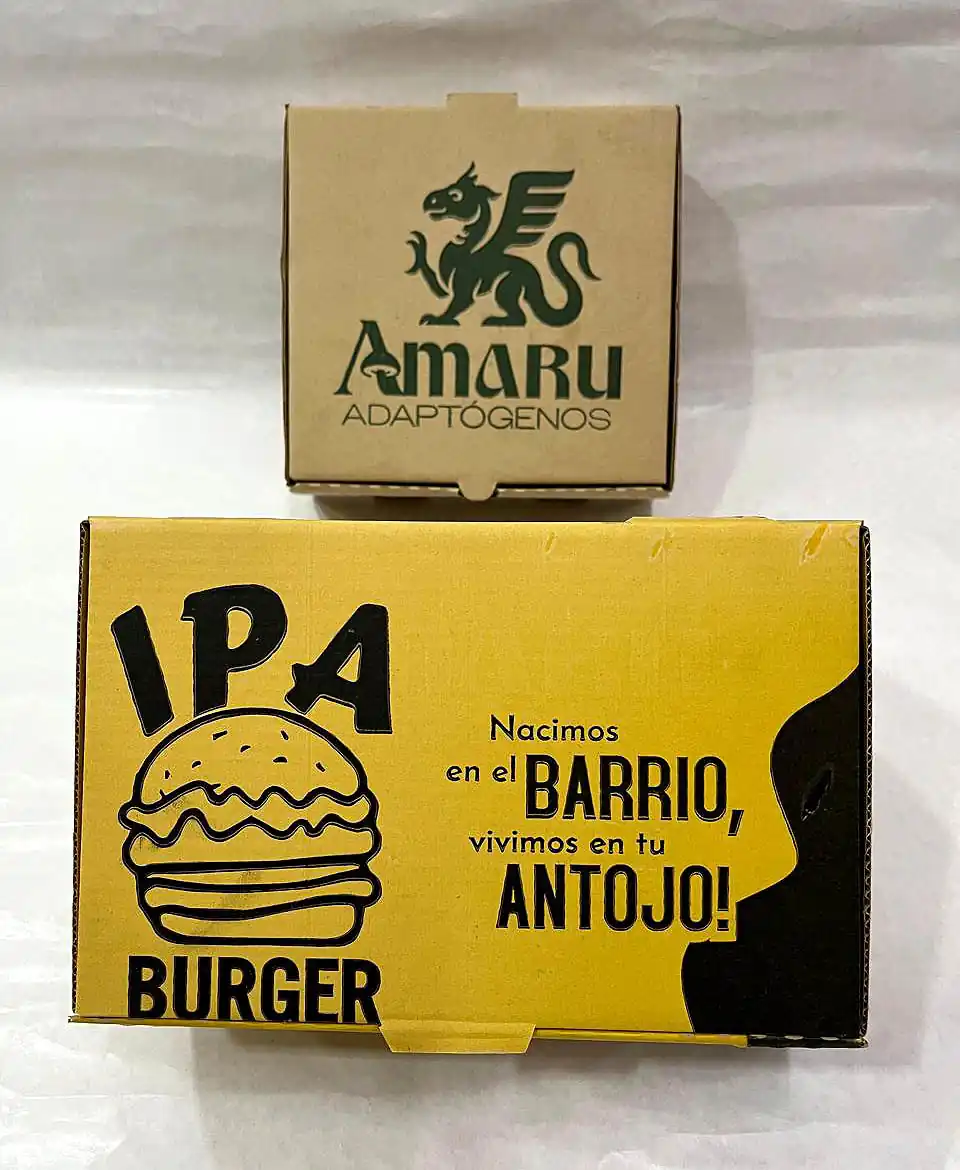 Fábrica de cajas para hamburguesas zona oeste