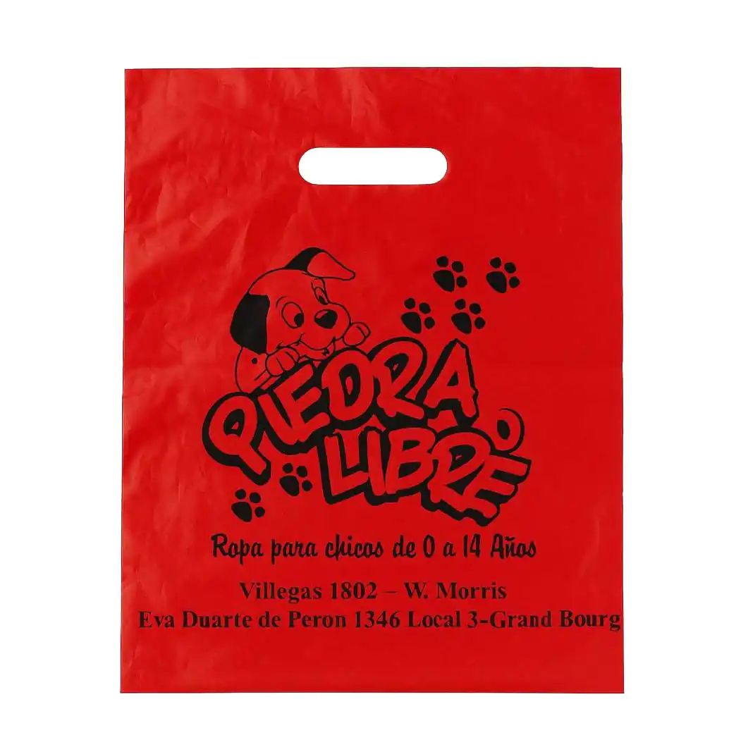 Fabrica de bolsas de plastico con logo por mayor