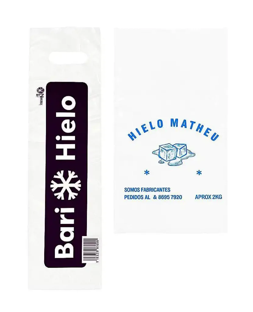 Fábrica de bolsas para hielo por mayor