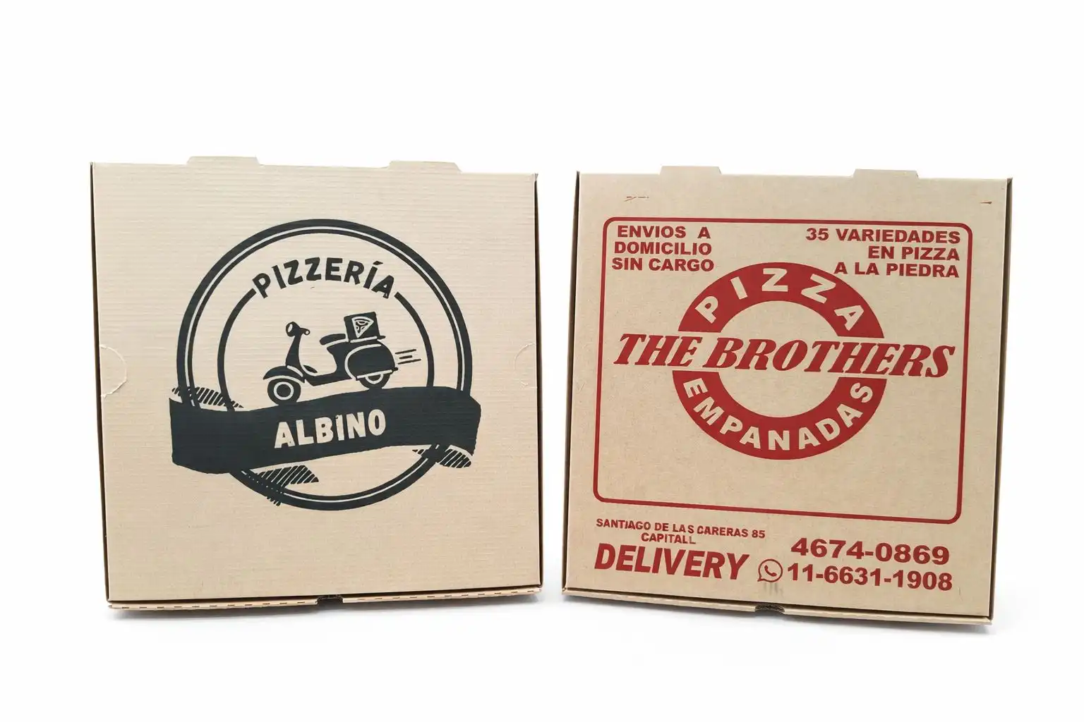 Cajas para Pizzas Personalizadas con logo