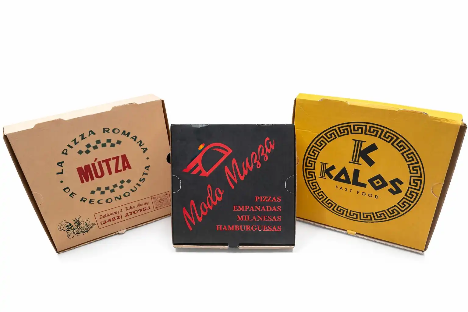 Cajas para Pizzas Personalizadas con logo